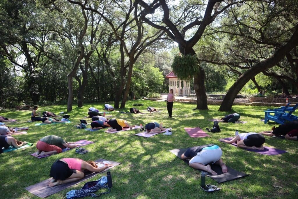 Yoga in the Garden